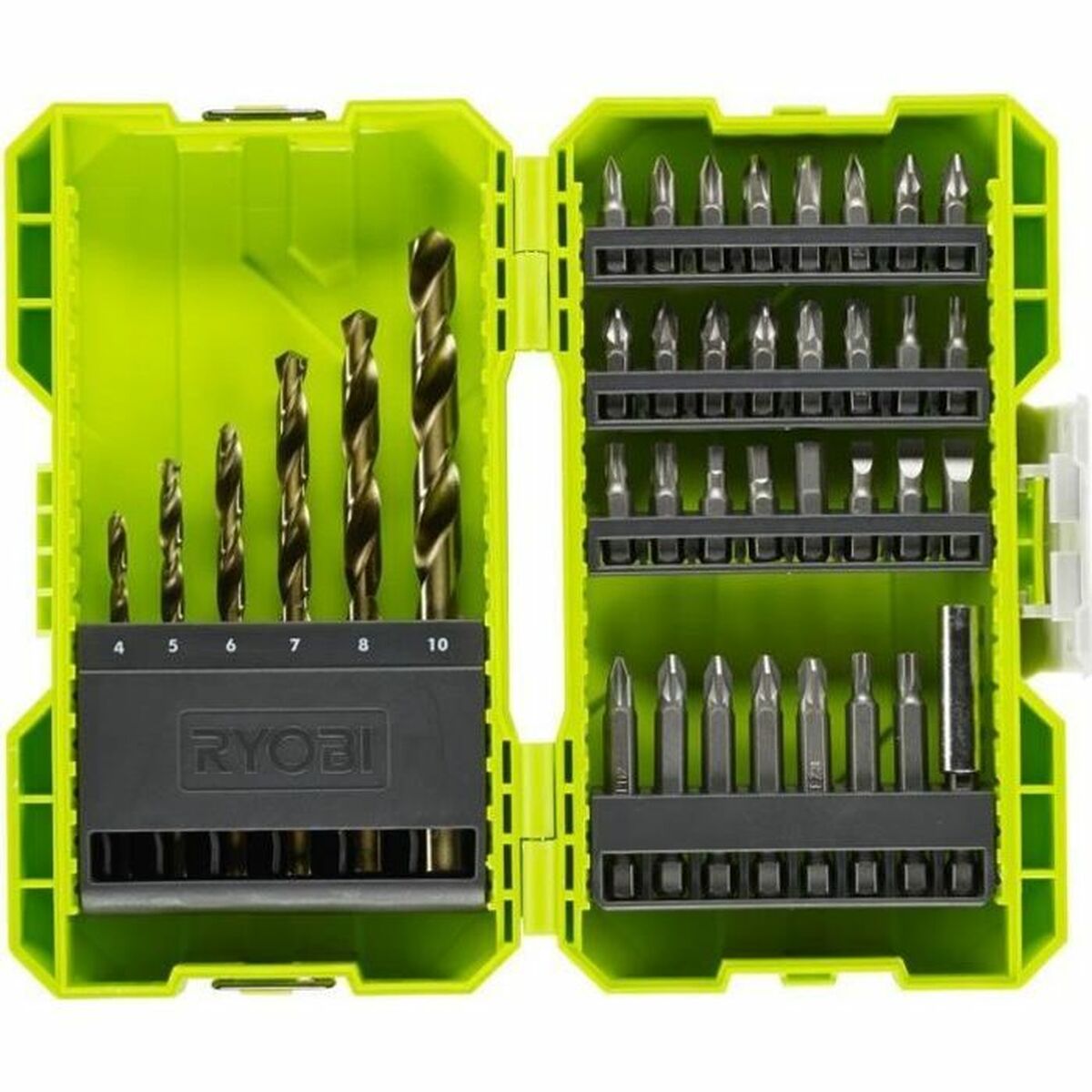 Drill bits and tits set Ryobi 38 Части от Ryobi — продуктова снимка