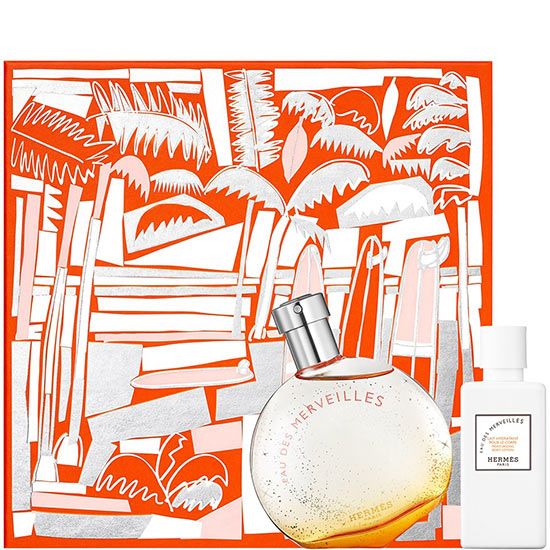 Hermes EAU DES MERVEILLES комплект 2 части 50 мл - EDT — снимка