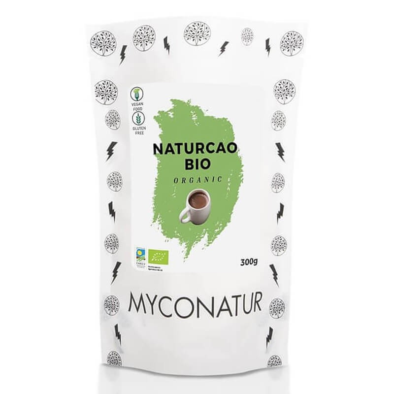 Натурално какао с кокосова захар, Био, 300 g прах — снимка на продукта от Myconatur