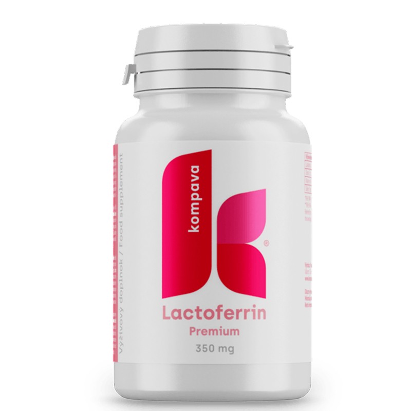 Лактоферин 250 mg + Цинк + Селен – За имунна защита, Lactoferrin Premium, 60 капсули — снимка на продукта от Kompava