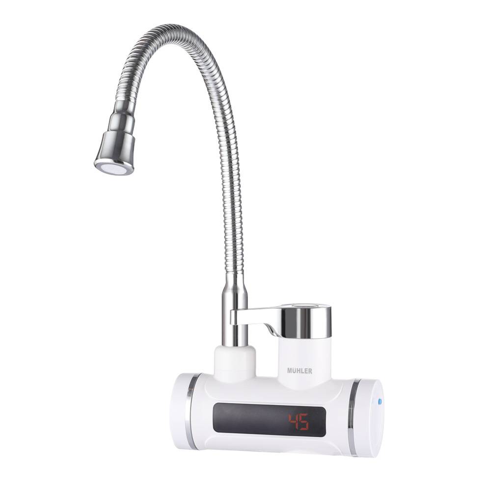 Водонагревател MUHLER MH-7933WDF, LED, гъвкав струйник, стена — снимка
