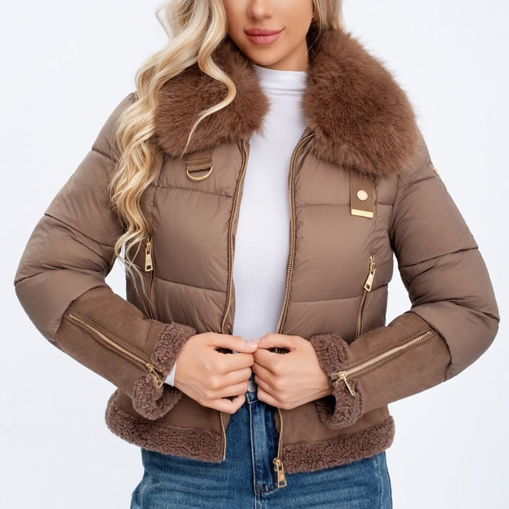 Дамско зимно пухено палто, Ft8620 от Moda Piu Anna — продуктова снимка