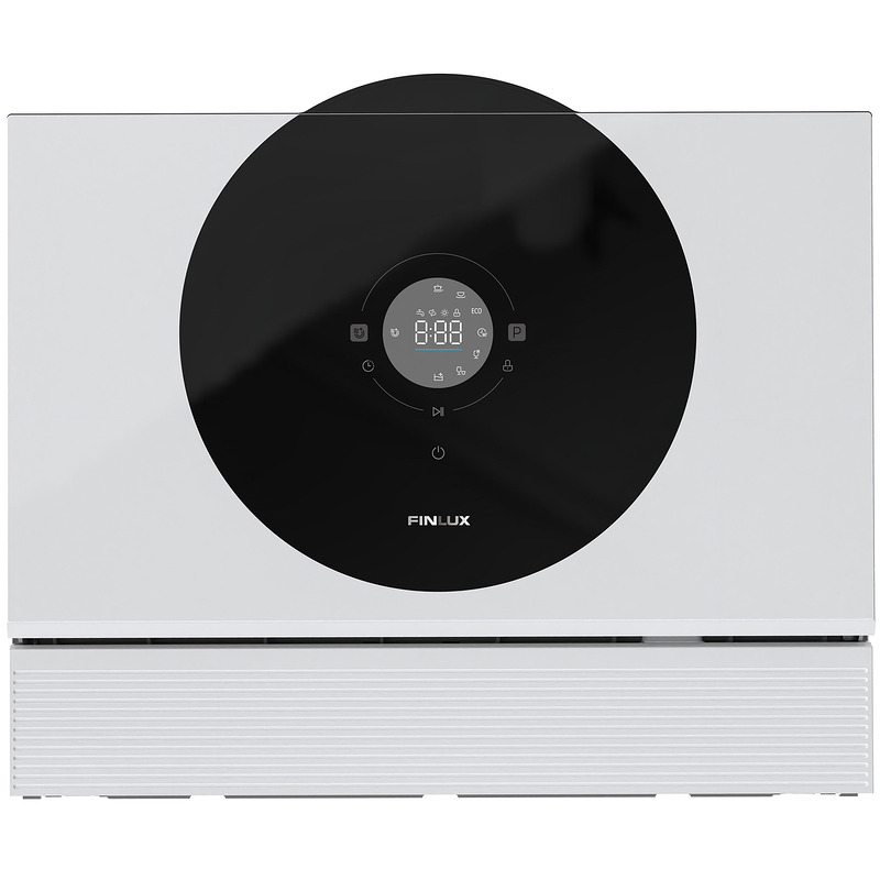 Снимка на Съдомиялна машина Finlux WQP6-3609W, Настолна, Клас F, 6 комплекта, LED дисплей, 7 програми, Бял, Potrebno, цена 106.72 лв