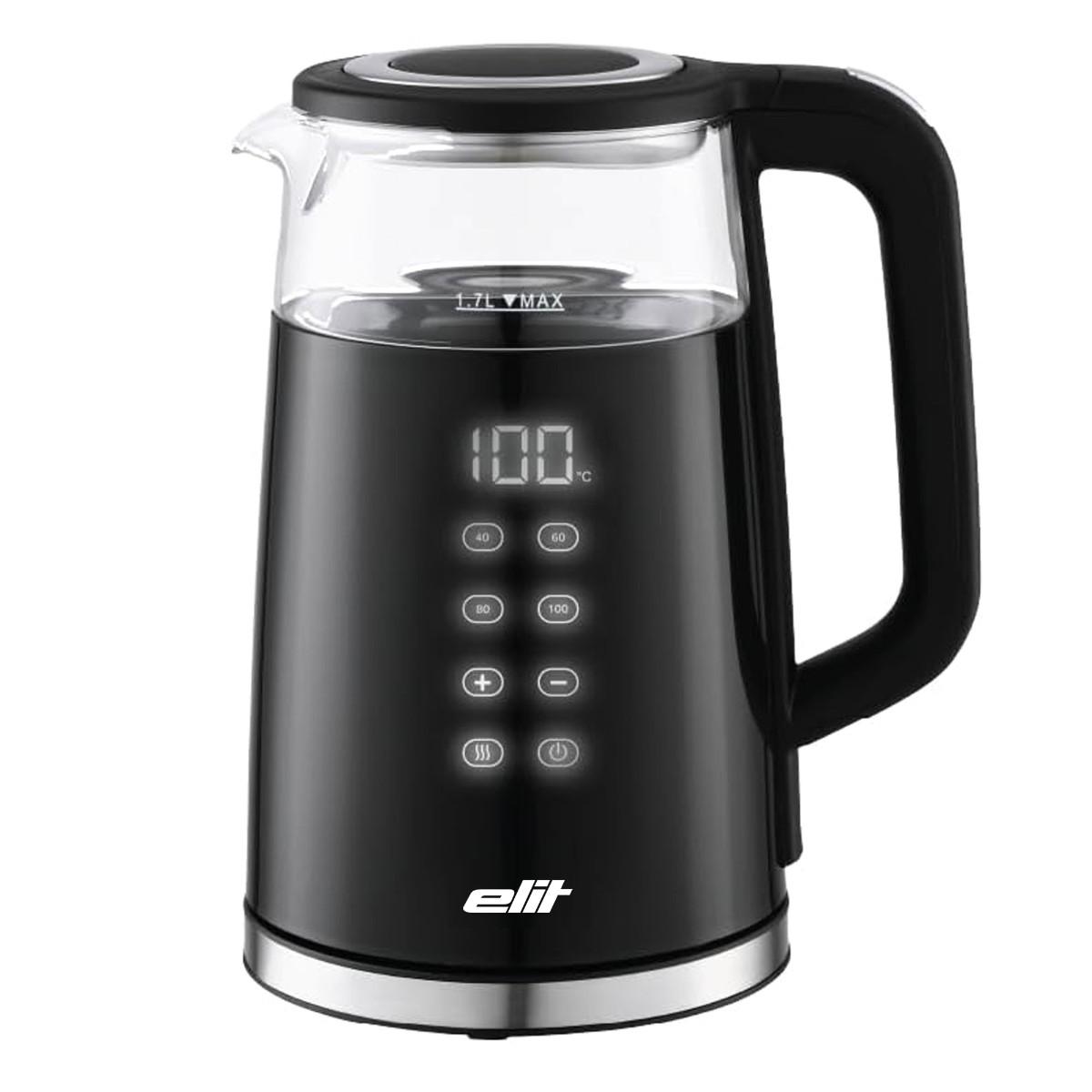 Електрическа кана Elit AQUAPRO 1.7B, 1.7L, цифров дисплей, купи онлайн  

19