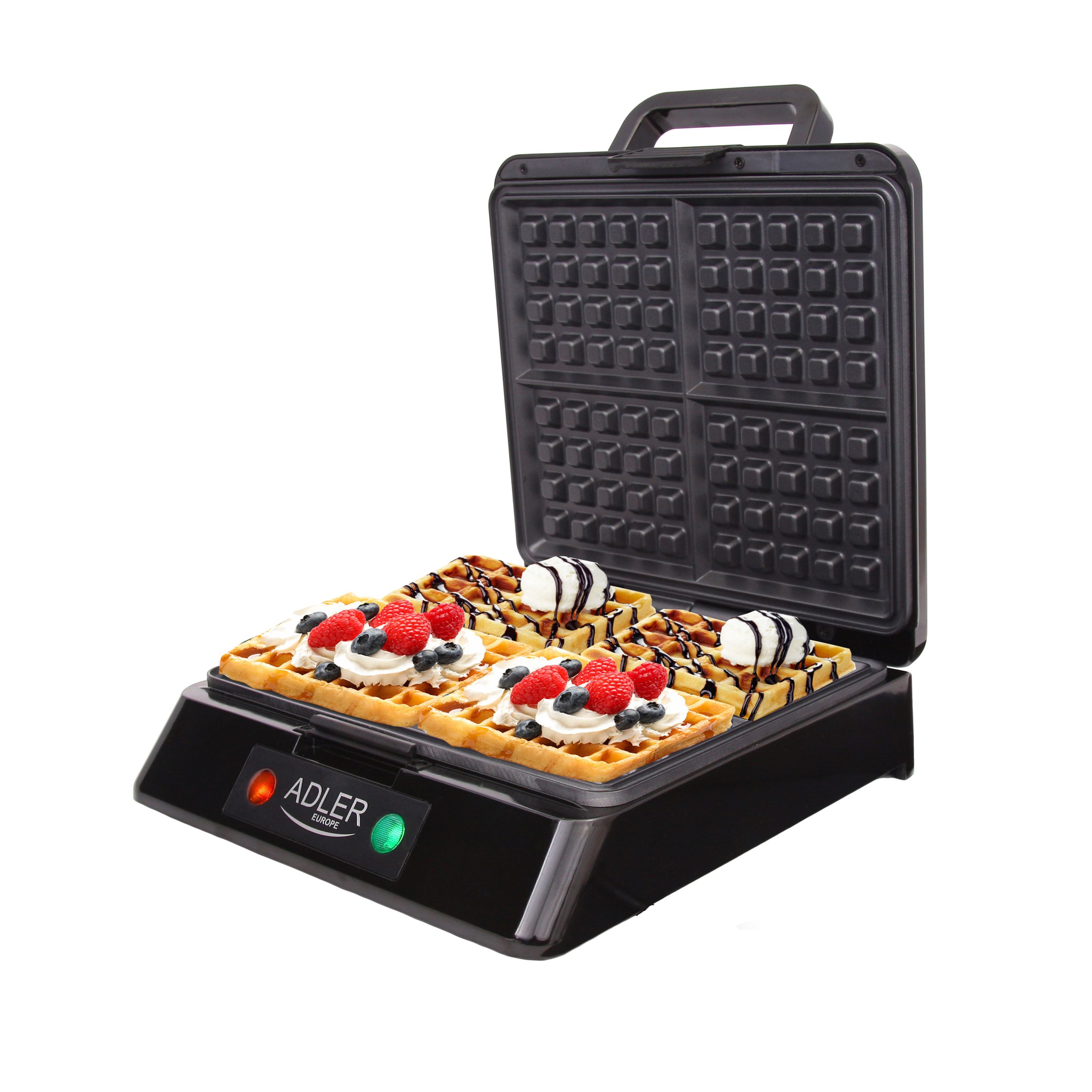 Гофретник Adler AD-3036, 1500W, незалепващо покритие, за гофрети