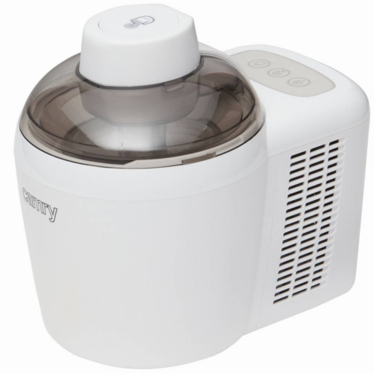 Бяла машина за сладолед Camry CR 4481, 700 мл, за домашни десерти  
  
11