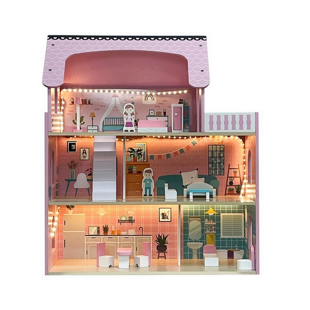 Снимка на Дървена Къща за Кукли, Dreboliikicom, цена 79.99 лв