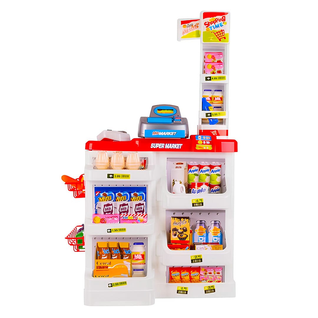 Детски Супермаркет с Пазарска Количка — снимка на продукта от Dreboliikicom