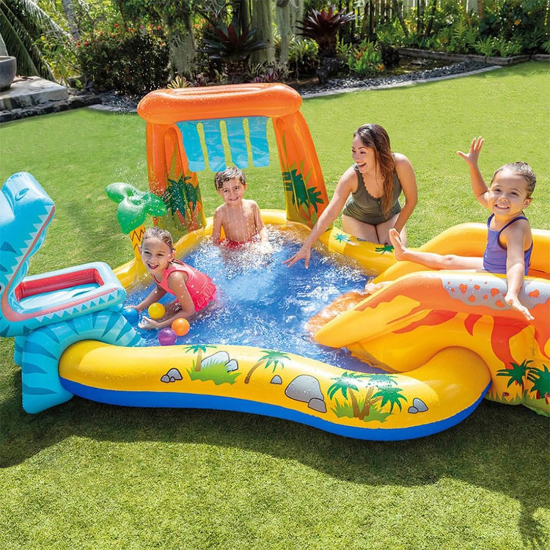 Снимка на Детски Надуваем Басейн с Пързалка, Dreboliikicom, цена 76.18 лв