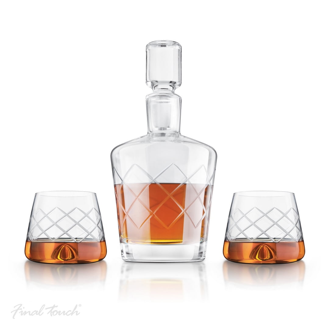 Декантер за Уиски с Чаши - Durashield от Dreboliikicom — продуктова снимка