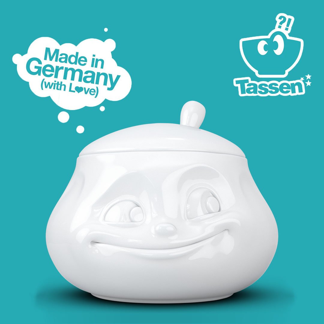 Порцеланова Захарница с Изражение (400мл.) — снимка на продукта от Dreboliikicom