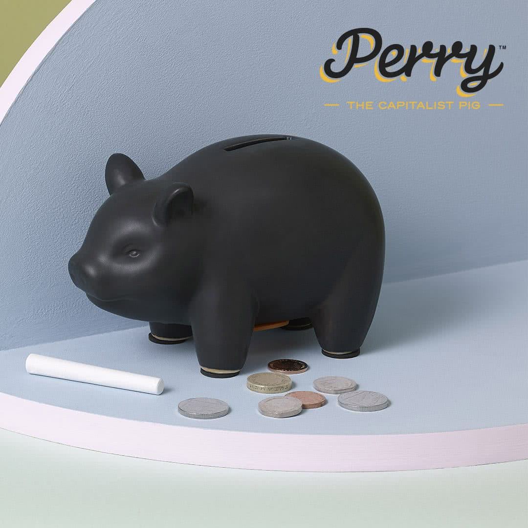 Касичка за пари Прасенце Perry The Capitalist, забавен аксесоар за дома

19.