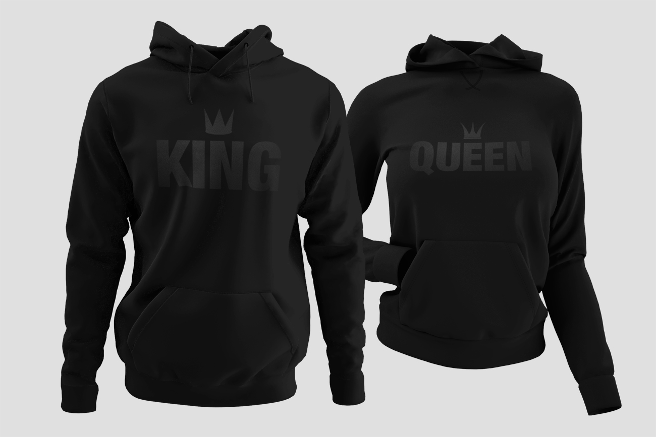 Суичъри за влюбени - King &amp; Queen от Clothinkeu -      — продуктова снимка