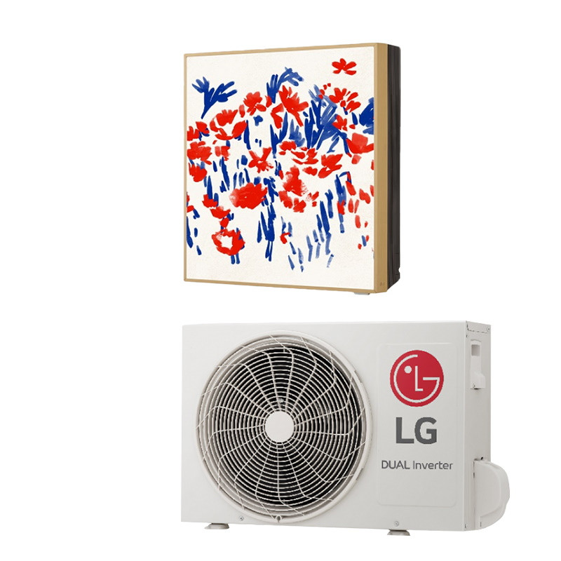 Инверторен климатик LG Gallery Special A12GA1.NSE + A12GA1.U18, 12000 BTU, 26 м2, А++, R-32, Бял/многоцветен от LG — продуктова снимка