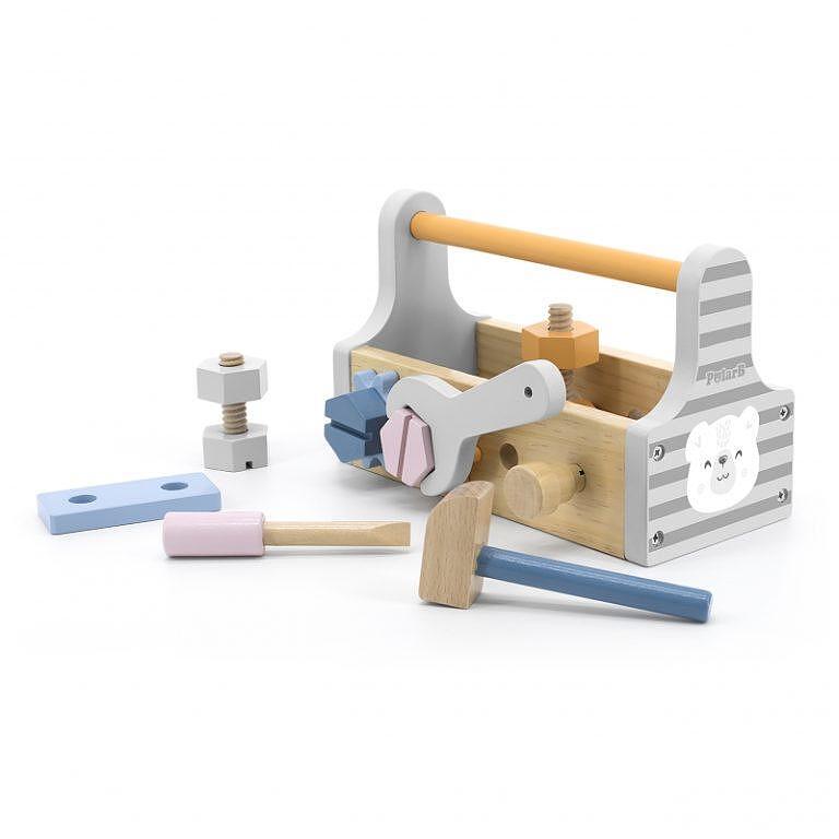 Детска ролева игра – Дървен комплект с инструменти Viga toys — снимка