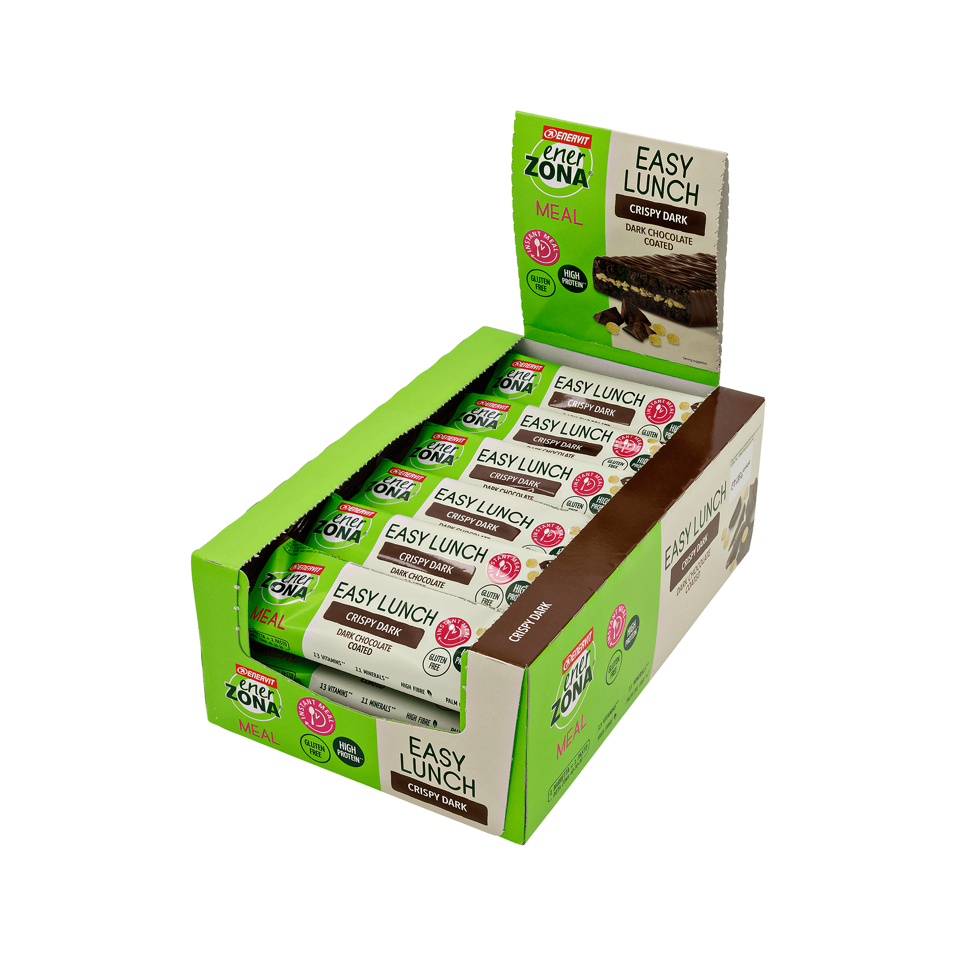 ЕнерЗона Обяд Черен Шоколад, 25 броя, вкусен снак, енергийна закуска  

19