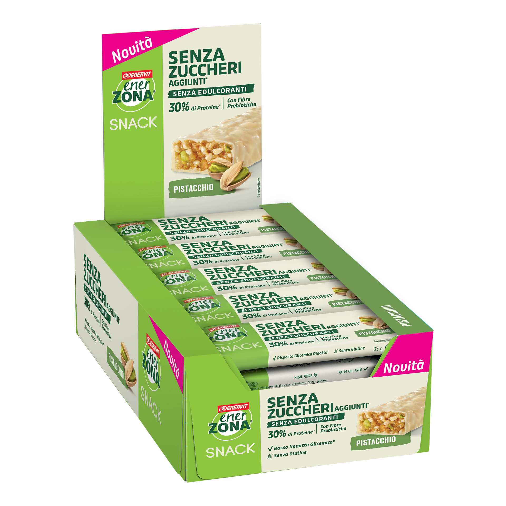 ЕнерЗона Снак Баланс, шам фъстък, 30 бр., вкусни енергийни хапки, снак и хапки  

13