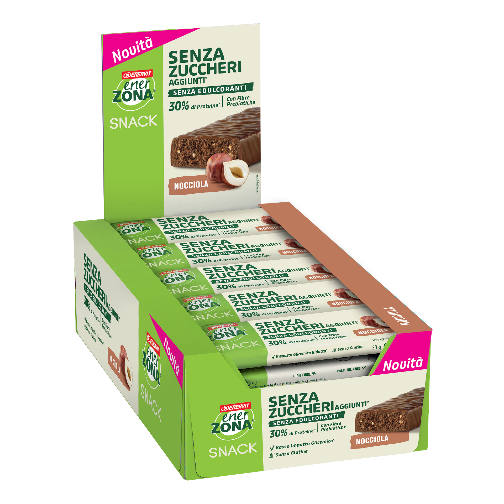 ЕнерЗона Снак Баланс, лешник, 30 бр., вкусни енергийни хапки, снак и хапки  

8