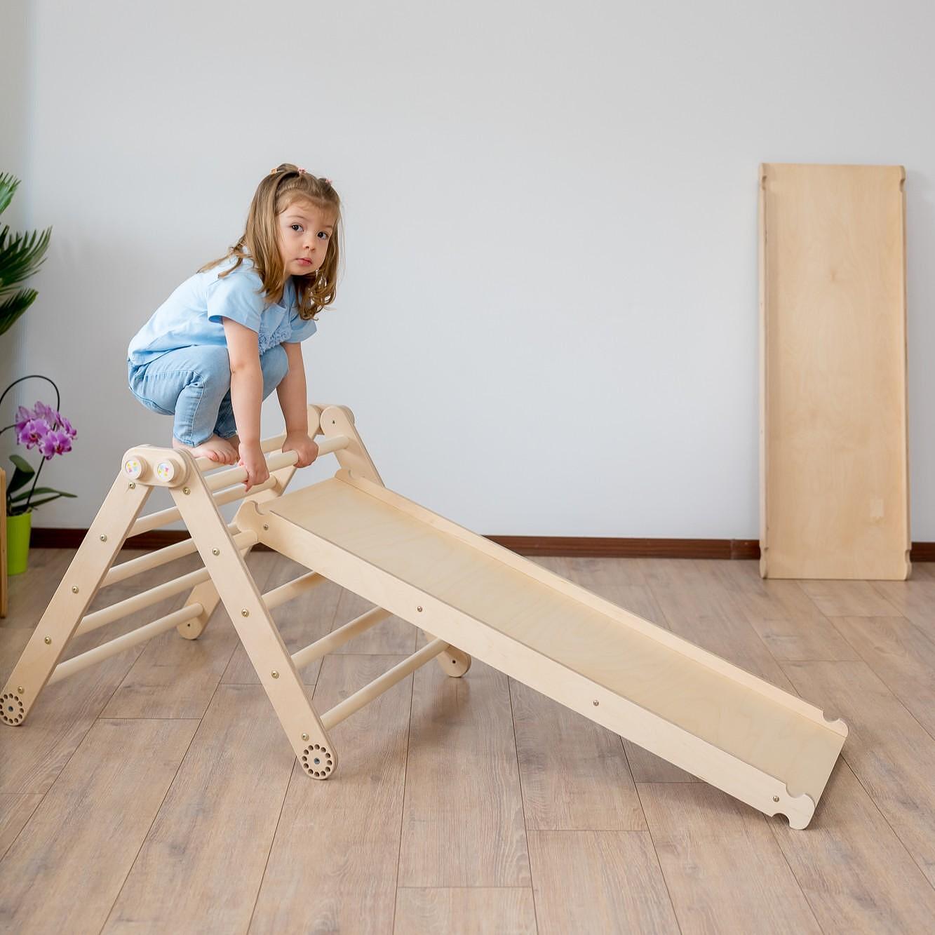 Модифициращ се Пиклер Триъгълник 2 модула с Рампа Wooden Magic — снимка