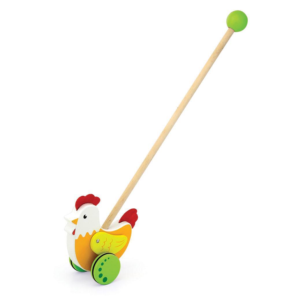 Детска дървена буталка Петел Viga toys — снимка