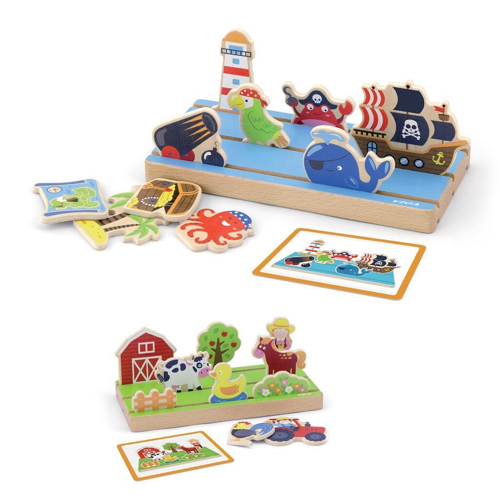 Детска образователна играчка за пространствена ориентация Viga toys — снимка