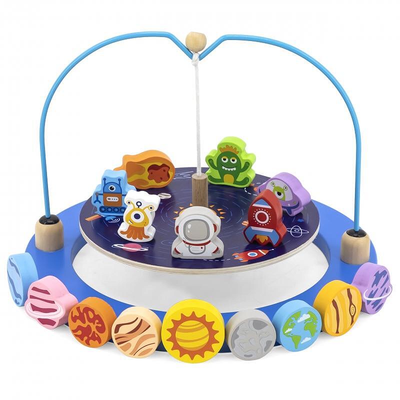 Дървена игра за баланс – Слънчева система Viga toys — снимка