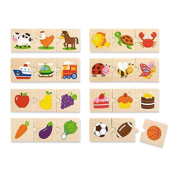 Детски дървен пъзел за категоризиране Viga toys — снимка