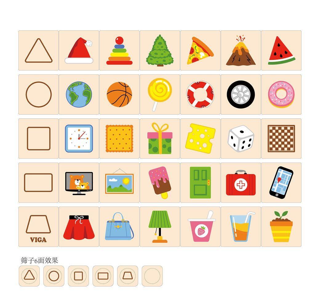 Детски дървен пъзел – Да научим геометричните форми Viga toys — снимка