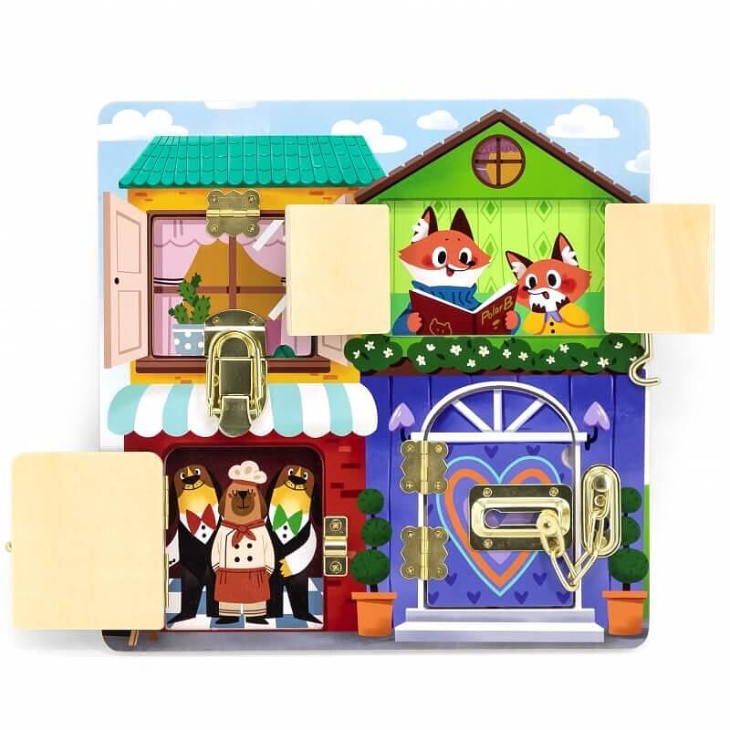 Бизи борд Къща Viga toys — снимка