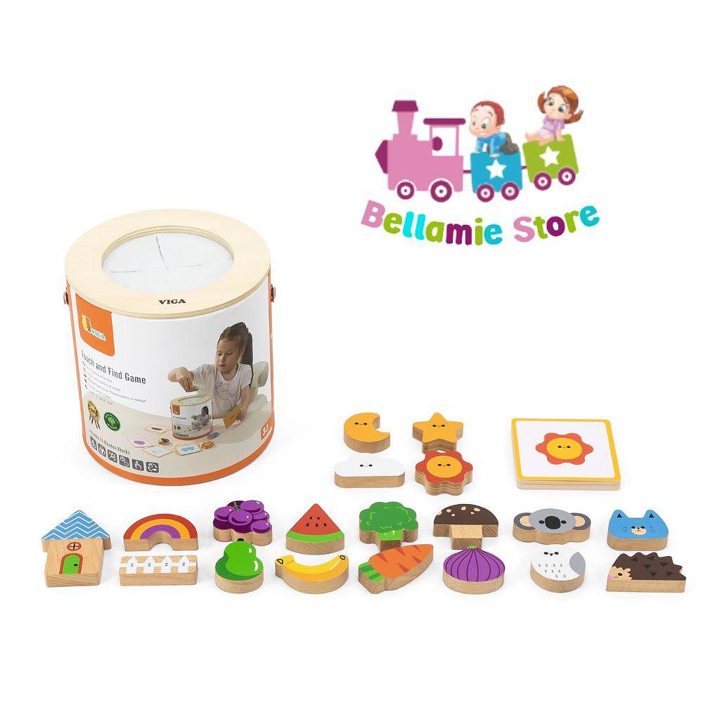 Сензорна игра за намиране с докосване Viga toys — снимка