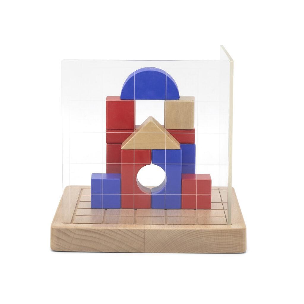 3Д дървени блокчета Viga toys — снимка