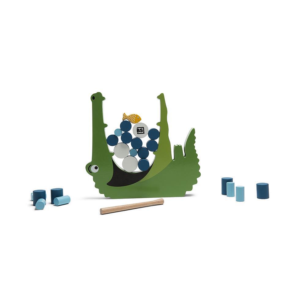 Образователна игра за баланс Крокодил BS Toys — снимка