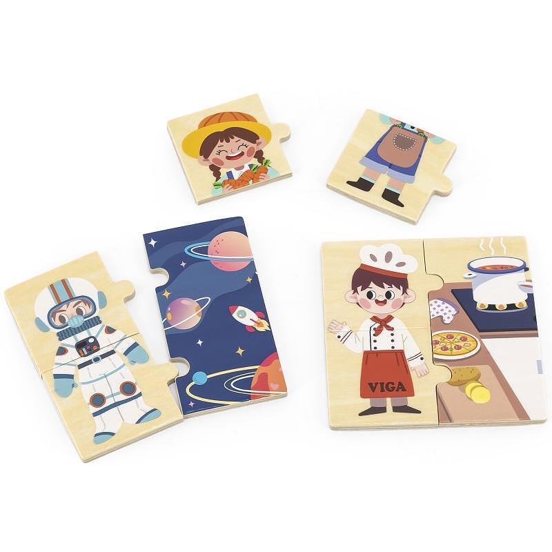 Образователен детски пъзел - Професии — снимка