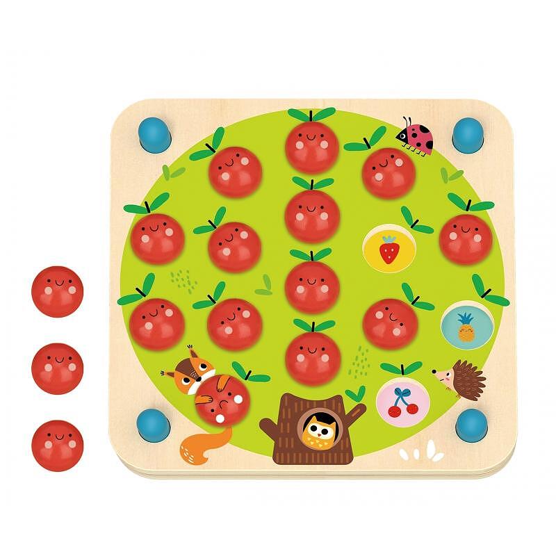 Tooky Toy Настолна игра за памет - Ябълки — снимка