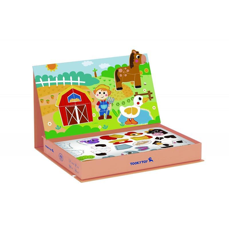 Tooky Toy Забавна детска игра с магнити - Фермата — снимка