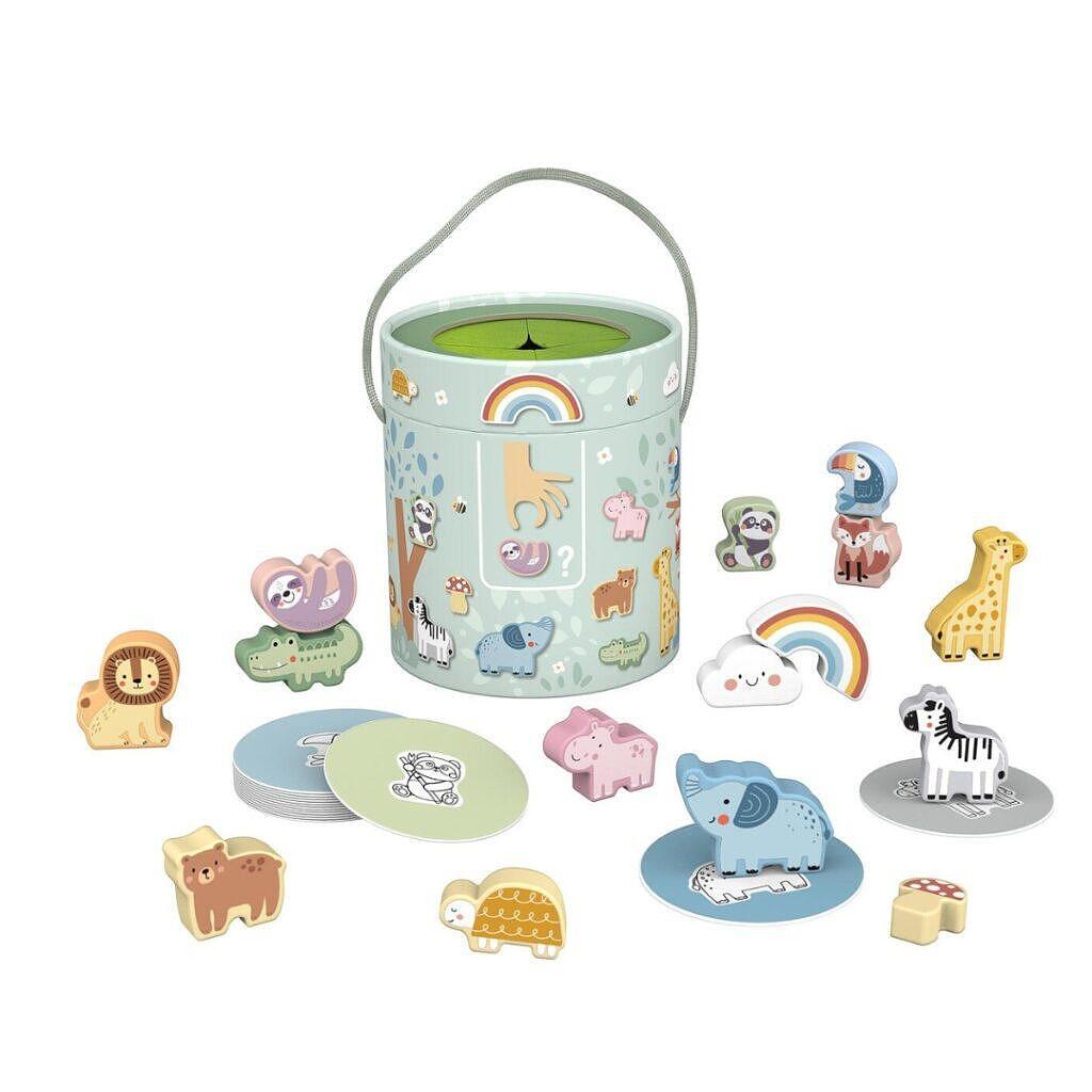 Детска сензорна игра - Животните в гората — снимка