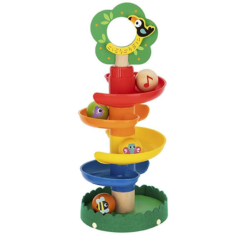 Tooky toy Спираловидна писта с 4 топки — снимка