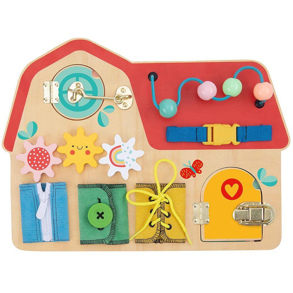 Образователна дъска за стена с 8 активности — снимка