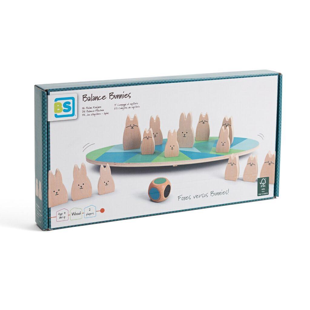 Детска игра за баланс - Зайчета срещу Лисици — снимка