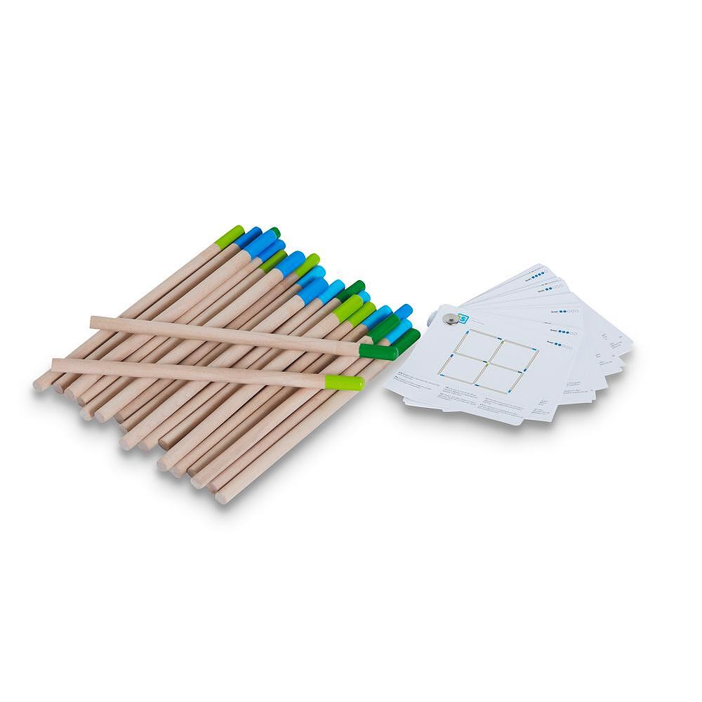 BS Toys Образователен пъзел с клечки — снимка