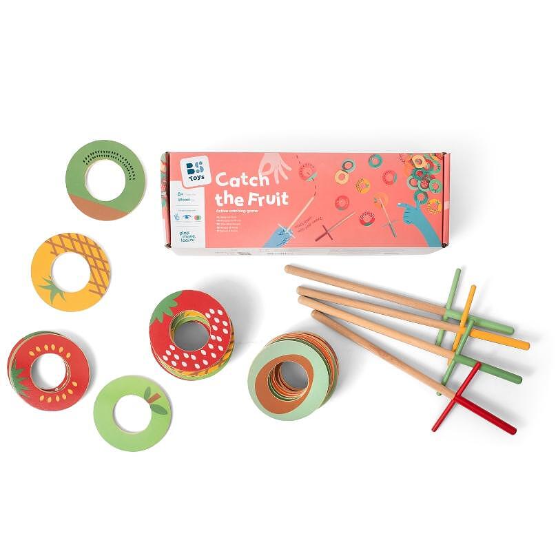 Забавна детска игра за ловкост - Хвани Плодовете — снимка