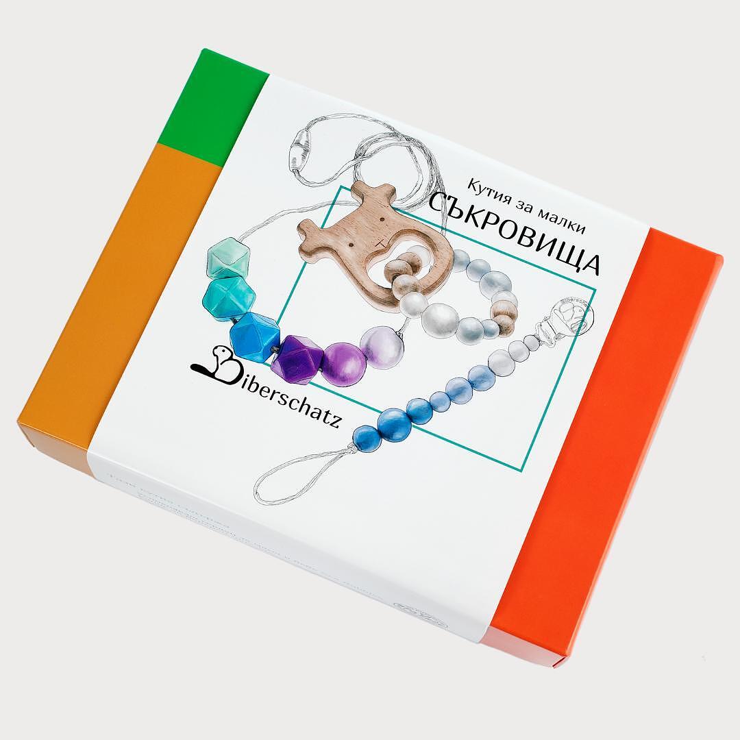 Подаръчна кутия Azul Blue Bubbles — снимка