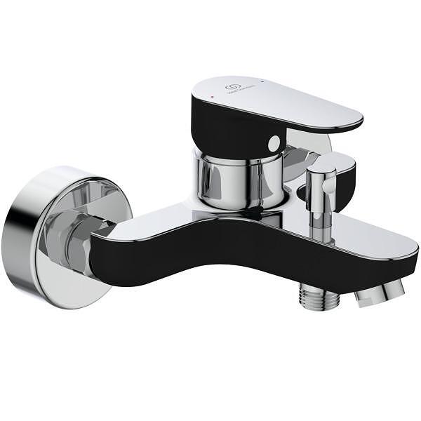 Смесител TYRIA за вана и душ в черен/хром цвят от Ideal Standard

19