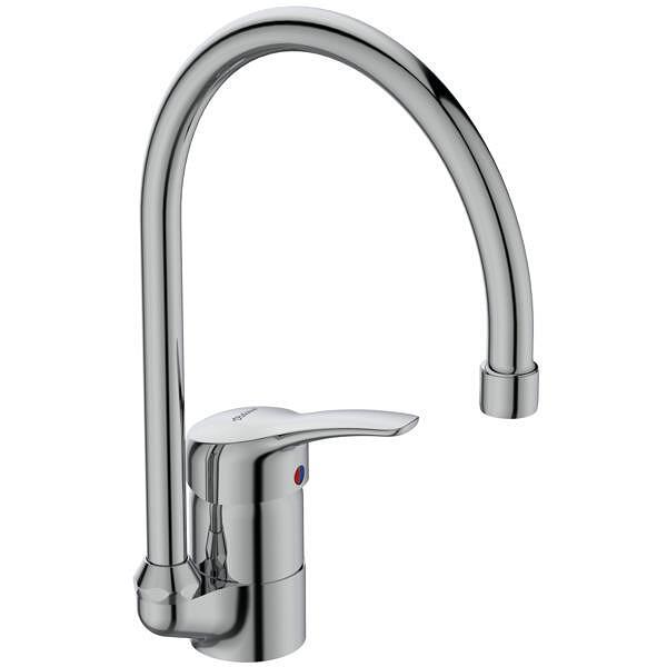 Смесител за кухня Vidima SevaS с тръбен чучур, за онлайн поръчка  

8