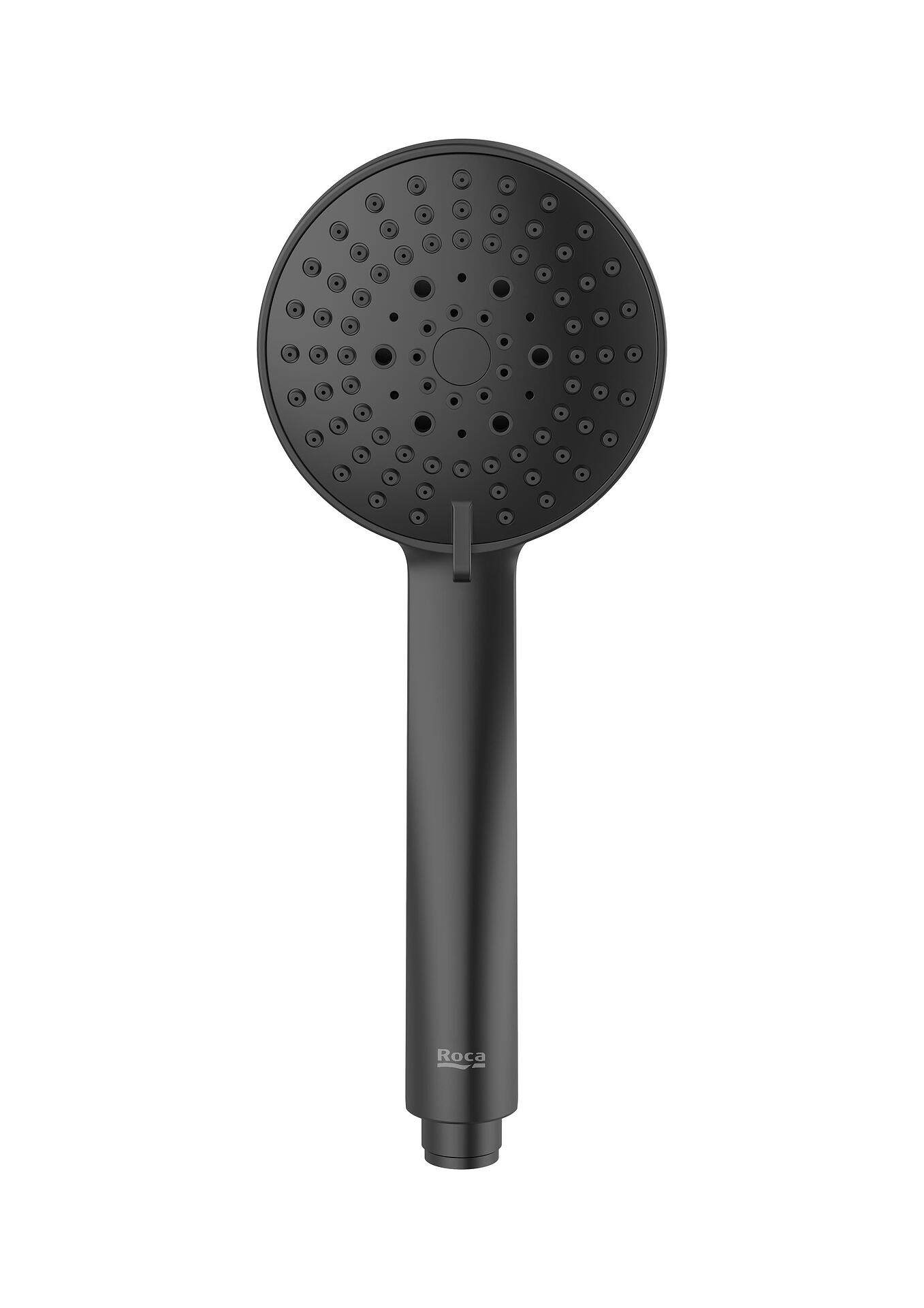 Душ слушалка Stella с 3 функции, черен мат, Roca, за баня  

7