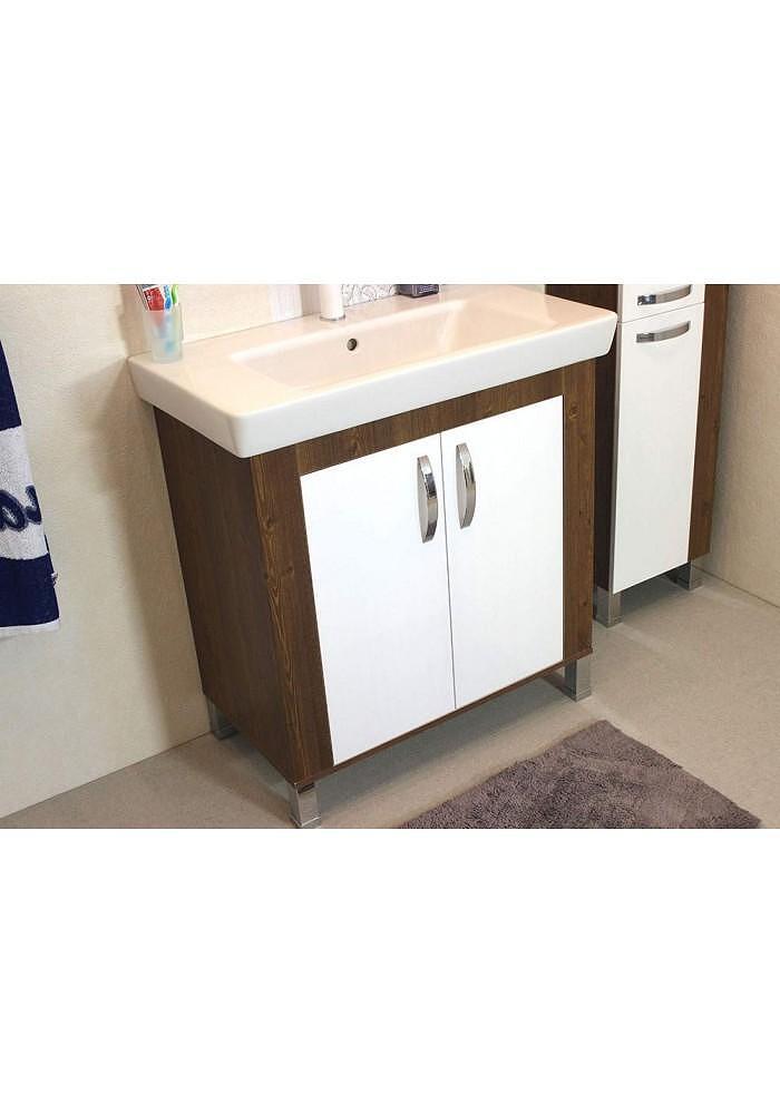 Долен шкаф за баня Приора 80 см, марка Banya M, практичен и стилен, за модерна баня  

4