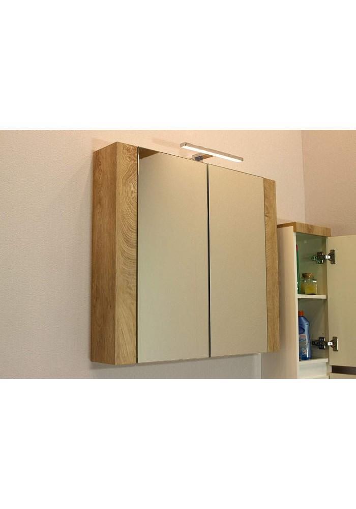 Горен шкаф за баня Халеси 80 см, класически стил, практично съхранение