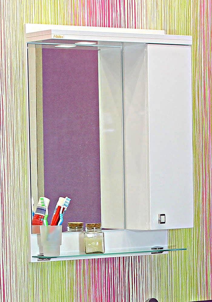 Горен шкаф за баня Атина 55 см, съвременен дизайн, марка Banya M, за стилна баня  

3