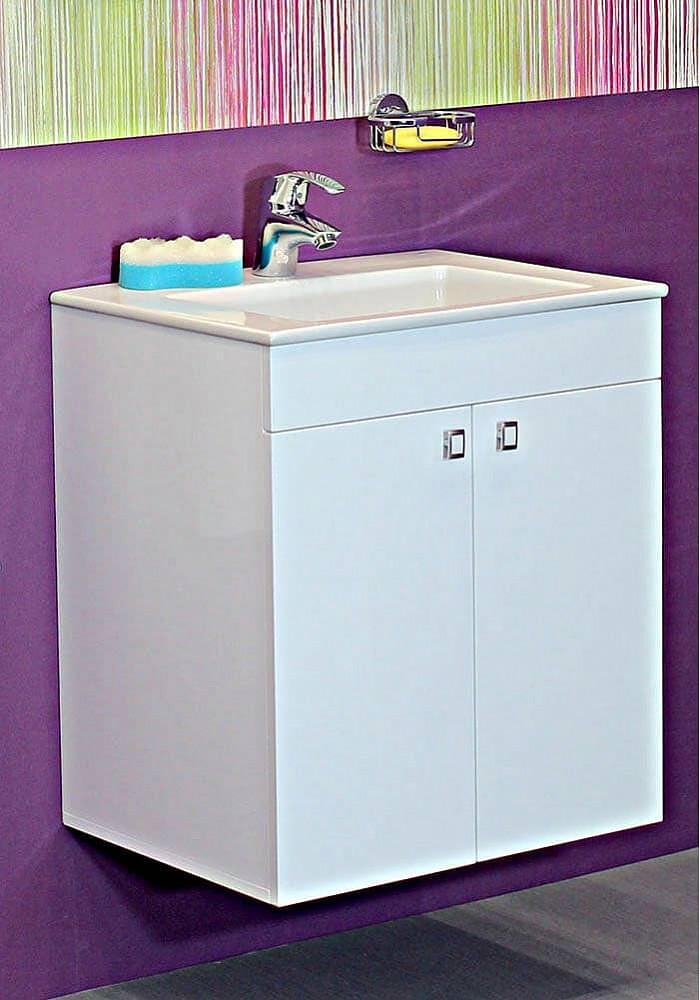 Конзолен долен шкаф за баня Атина 55 см, стилен и практичен за модерна баня