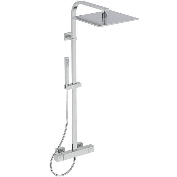 Душ система Ideal Standard Ceratherm C100 със стенен термостат, хромов дизайн за баня

3